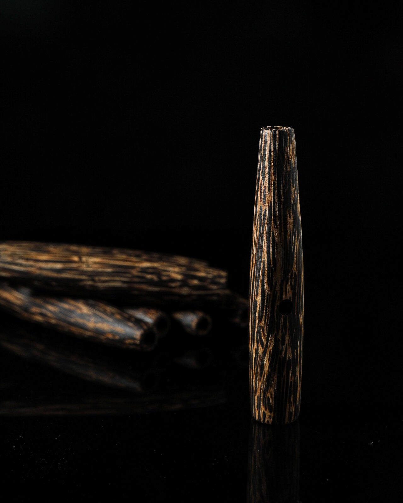 Straight Stem - Black Palm Wood