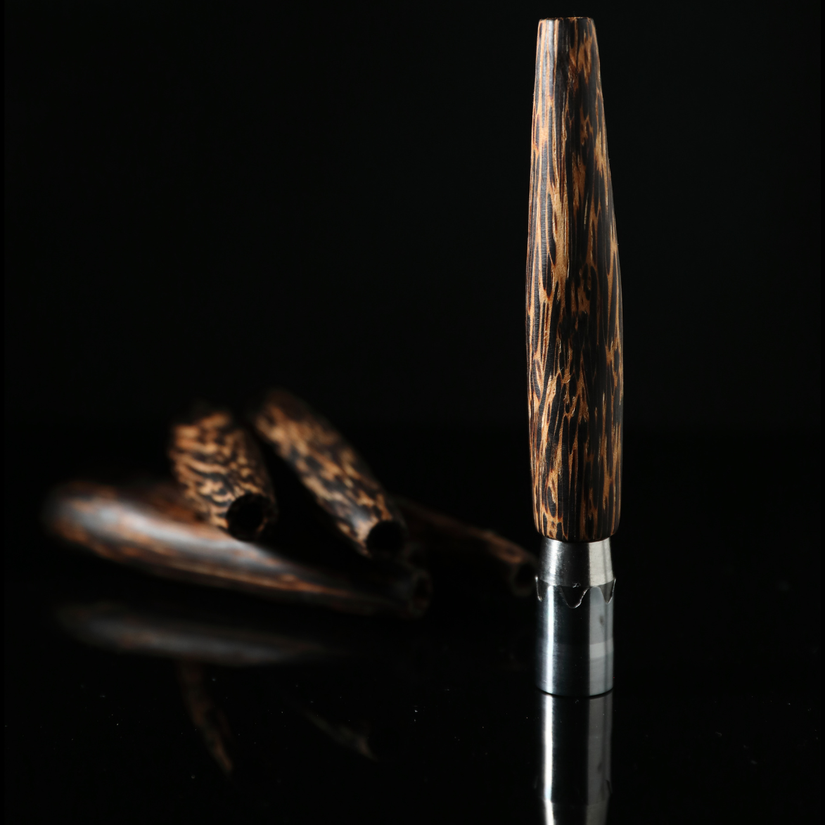 Straight Stem - Black Palm Wood