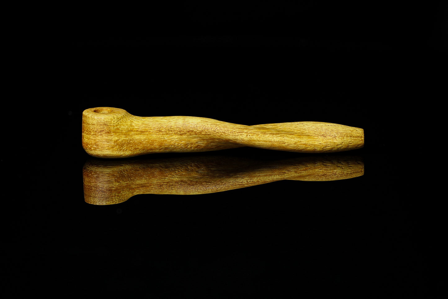 Camouflet Double Helix Right Angle Stem Osage Orange wood