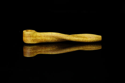Camouflet Double Helix Right Angle Stem Osage Orange wood
