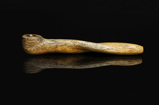 Double Helix Right Angle Stem - Osage Orange Wood