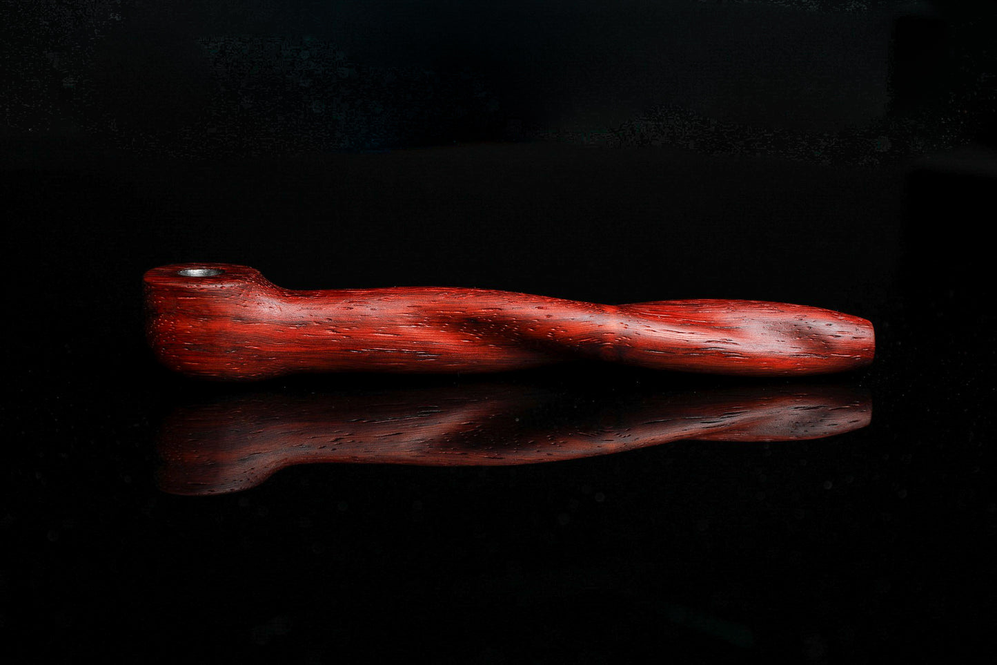 Double Helix Right Angle Stem - Padauk Wood