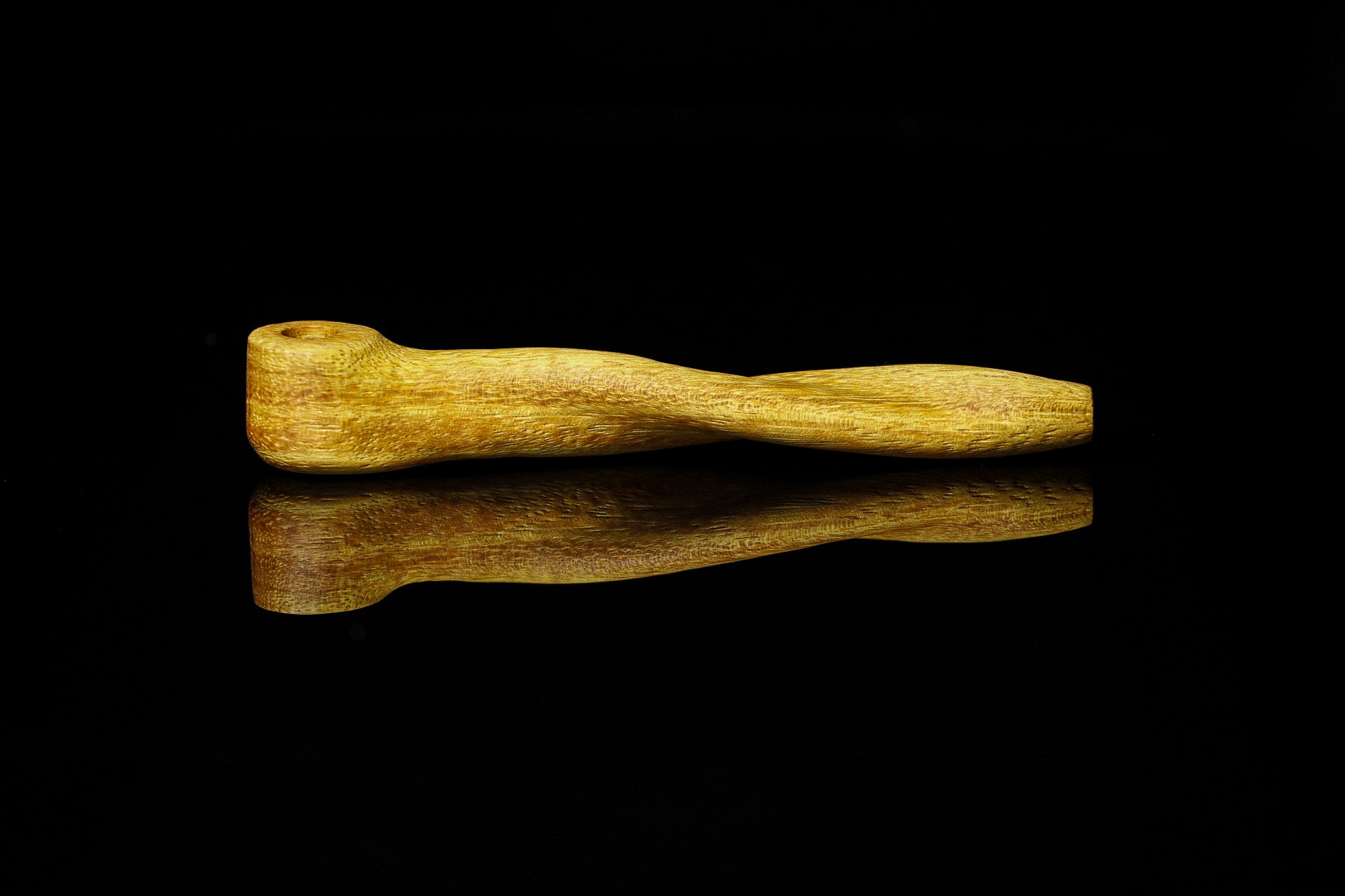 Camouflet Double Helix Right Angle Stem Osage Orange wood