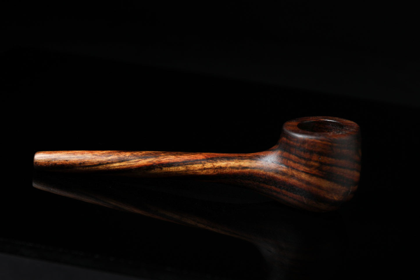 Right Angle Stem with Recessed Bowl - Chakte Viga Wood